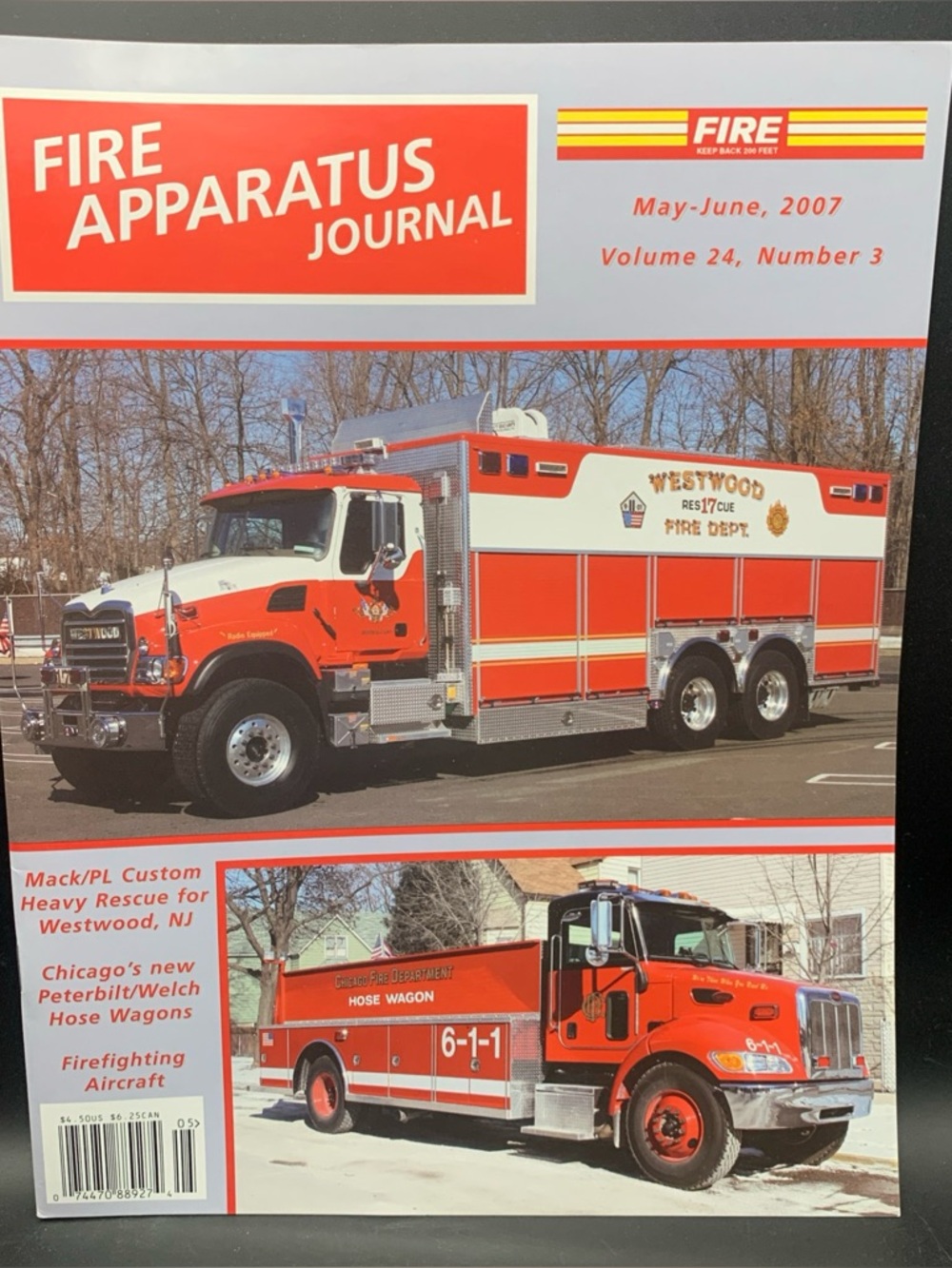 Fire Apparatus Journal May June 2007 Vol 24 Number 3 Firefighting Aircraft
